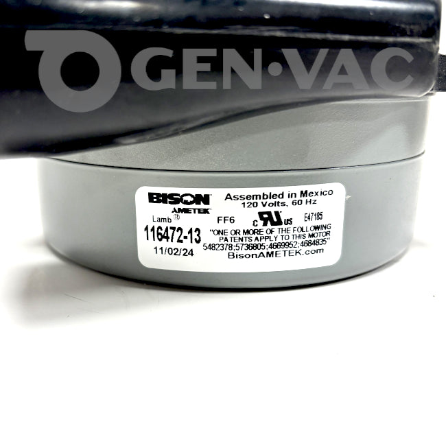 Ametek Lamb 116472-13 Vac Motor 5.7' 120V AC | GENVAC