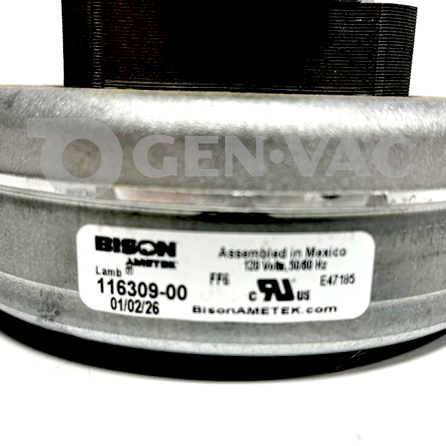 Ametek Lamb 116309-00 Vac Motor 5.7' 120V AC