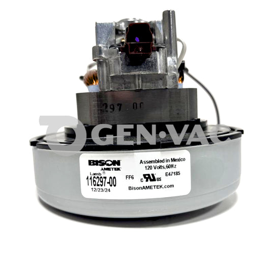 Ametek Lamb 116297-00 Vac Motor 5.7' 120V AC