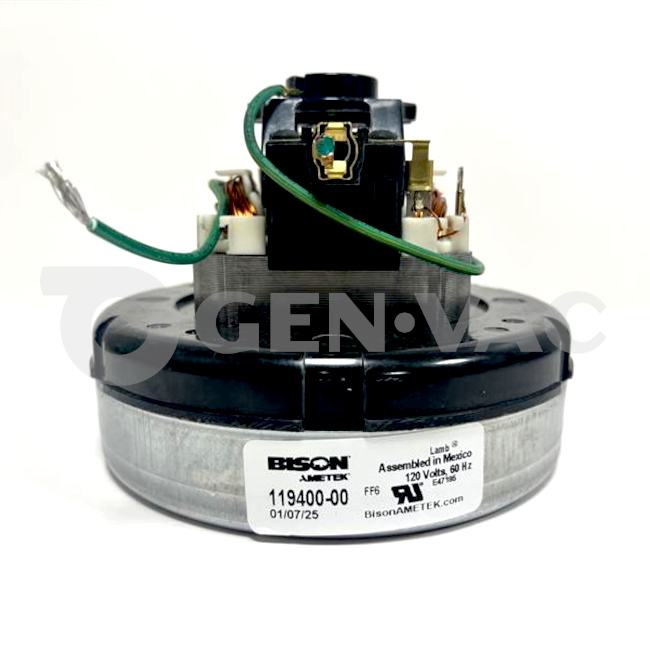 Ametek Lamb 119400-00 Vac Motor 5.7' 120V AC
