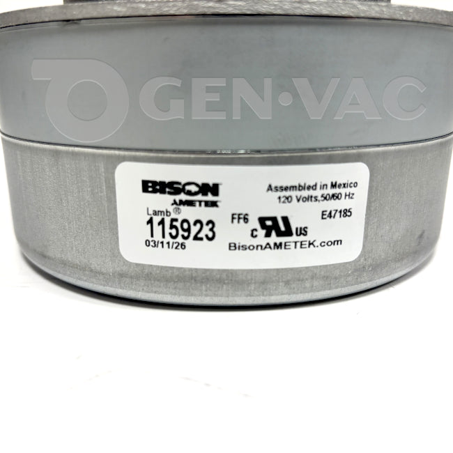 Ametek Lamb 115923 Vac Motor 5.7" 120V AC | GENVAC