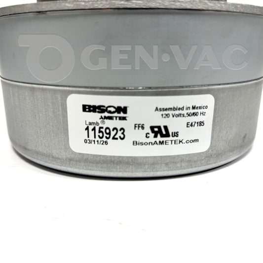 Ametek Lamb 115923 Vac Motor 5.7" 120V AC | GENVAC