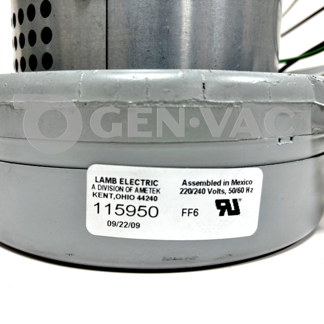 Ametek Lamb 115950 Vac Motor 5.7 240V AC | GENVAC