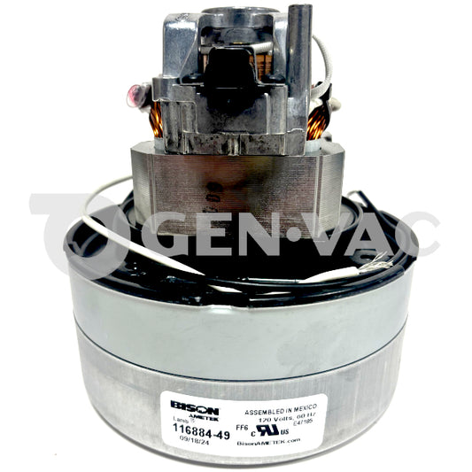 Ametek Lamb 116884-49 Vac Motor 5.7 120V AC | GENVAC