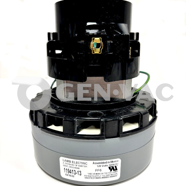 Ametek Lamb 119413-13 Vac Motor 5.7' 120V AC  | GENVAC