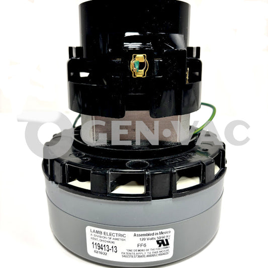 Ametek Lamb 119413-13 Vac Motor 5.7' 120V AC  | GENVAC